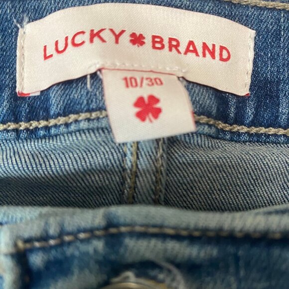 ✨ Lucky Brand Ava Crop Skinny Jeans - Size 10/30 (M) | Classic Mid-Wash Denim ✨ - Picture 5 of 10